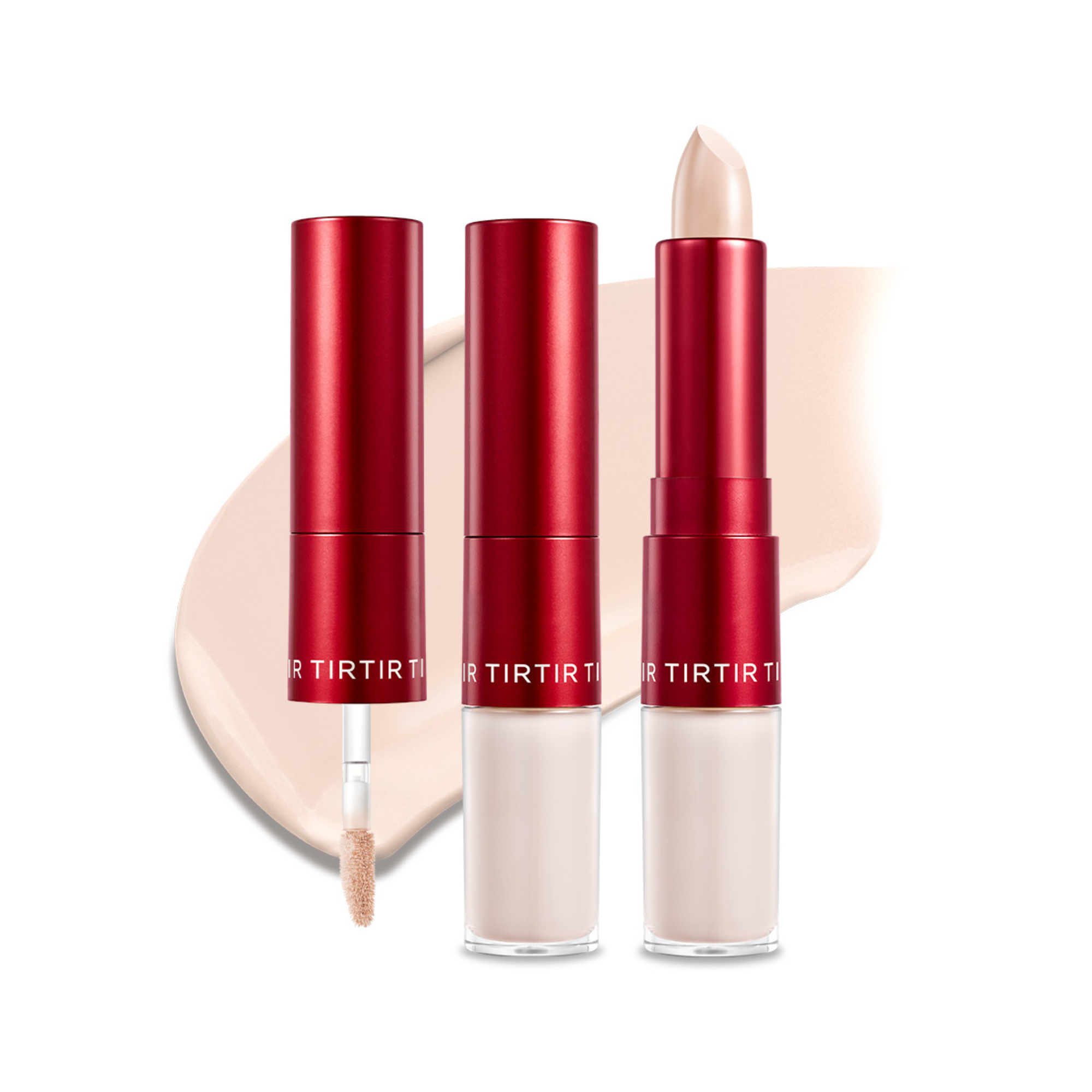 TIRTIR Glide & Hide Blurring Concealer - korektor 2 w 1 z efektem wygładzenia porów 4.4 g