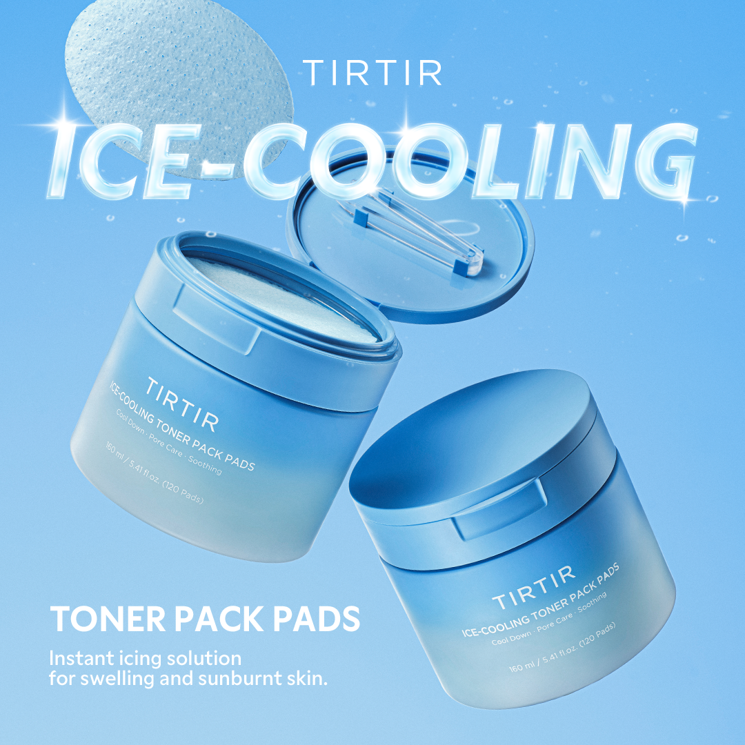 Tirtir Ice Cooling Toner Pad Cooling Toner Pads for Face 84 pieces (12 x 7 pieces)