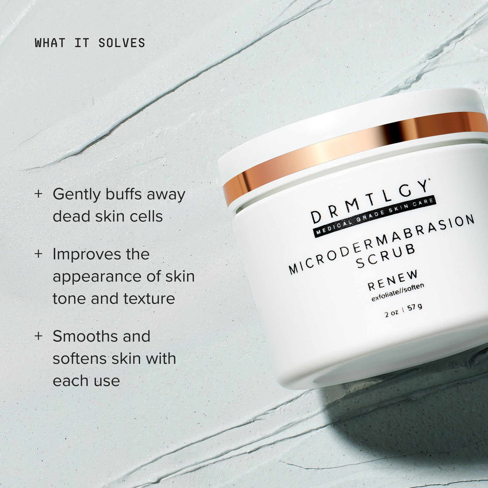 DRMTLGY Microdermabrasion Scrub Anti-aging Facial Peel with Pumice Crystals 50 ml