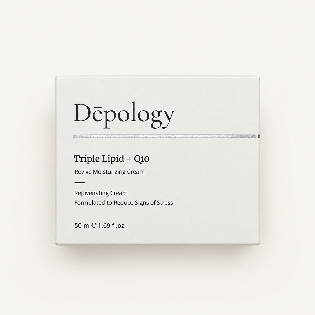 Depology Triple Lipid + Q10 Revive Moisturizing Cream 50 ml - kartonik, widok z przodu | Ellemania
