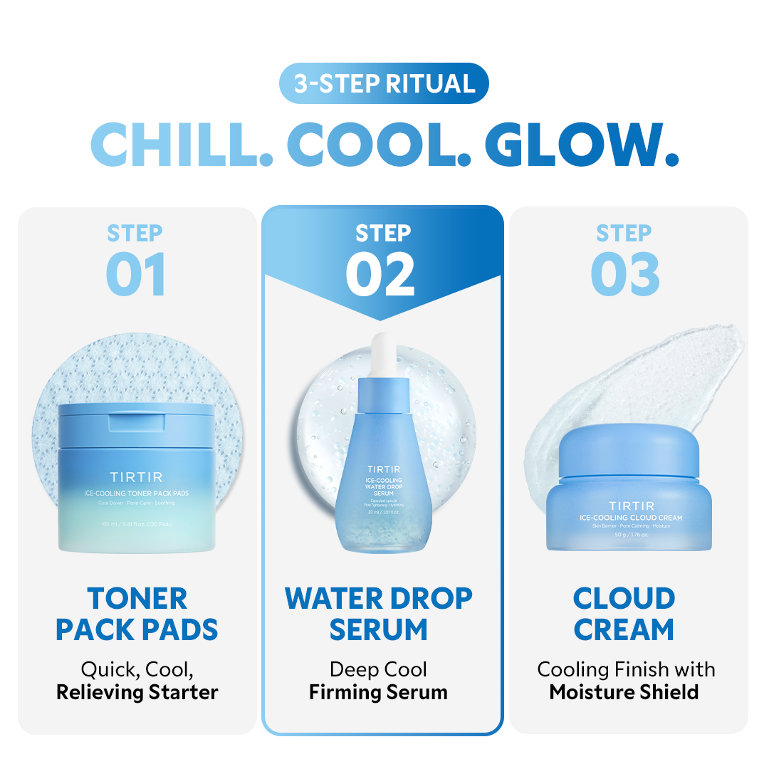 Tirtir Ice Cooling Water Drop Serum Cooling Lifting Facial Serum 50 ml