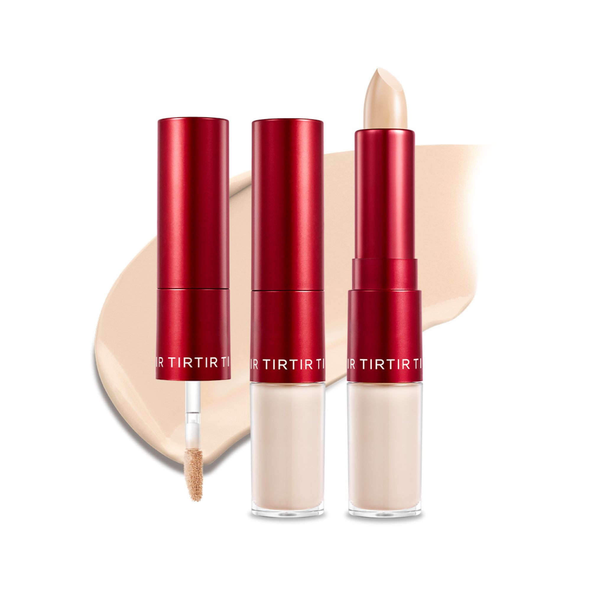 TIRTIR Glide & Hide Blurring Concealer - korektor 2 w 1 z efektem wygładzenia porów 4.4 g