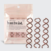 Kitsch Bun Twist Spinki do koka ułatwiające upięcia Hematite - elegancka spinka z gładką metaliczną powierzchnią 30 g