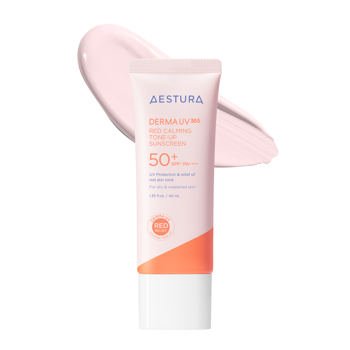 Aestura Derma UV 365 Red Calming Tone-Up Sunscreen SPF50+ 40ml