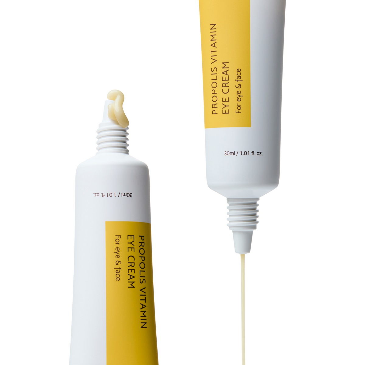 IUNIK Propolis Vitamin Eye Cream - two tubes, one dispensing cream | Ellemania