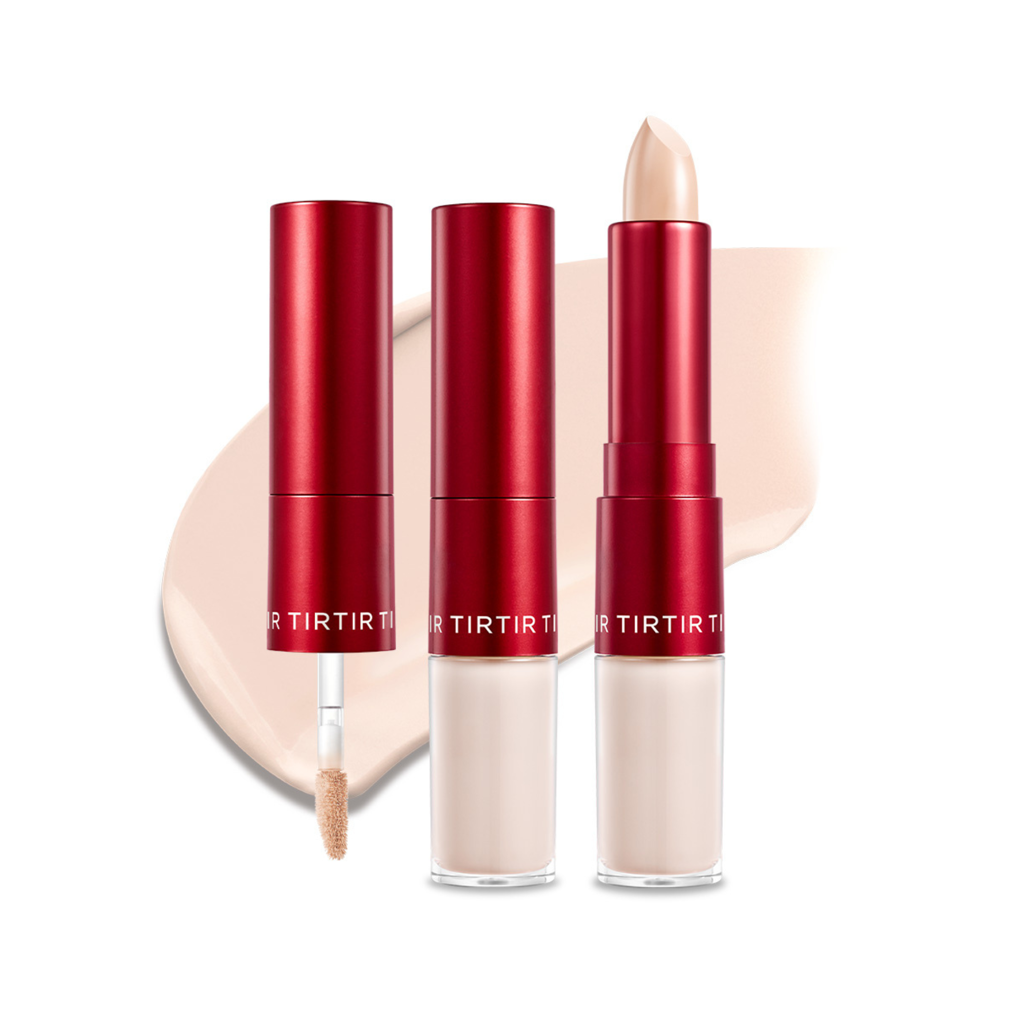 TIRTIR Glide & Hide Blurring Concealer - korektor 2 w 1 z efektem wygładzenia porów 4.4 g