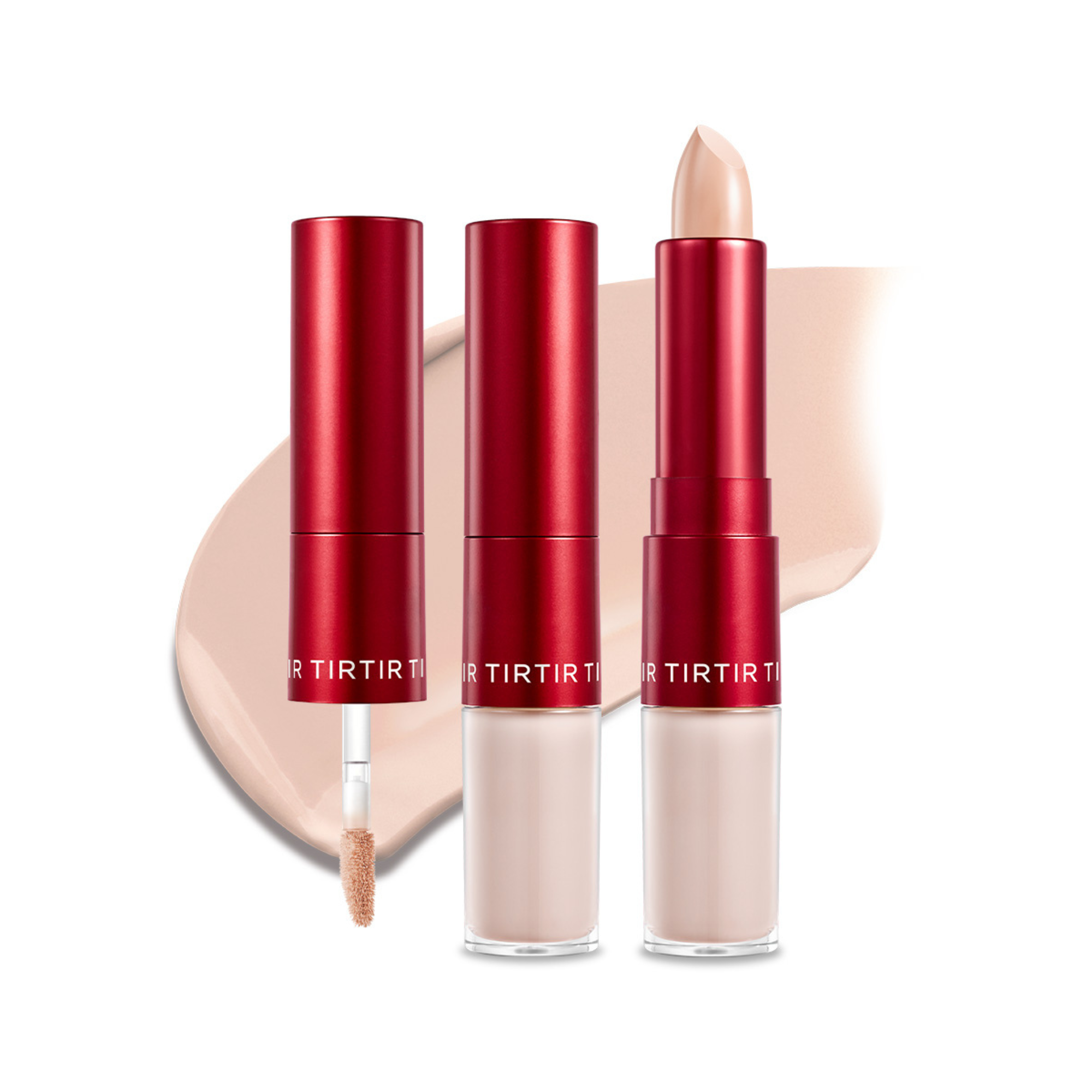 TIRTIR Glide & Hide Blurring Concealer - korektor 2 w 1 z efektem wygładzenia porów 4.4 g