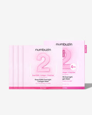 Numbuzin No.2 Rose PDRN Overnight Collagen Mask - kolagenowa maska żelowa na noc zmieniająca kolor 37 g