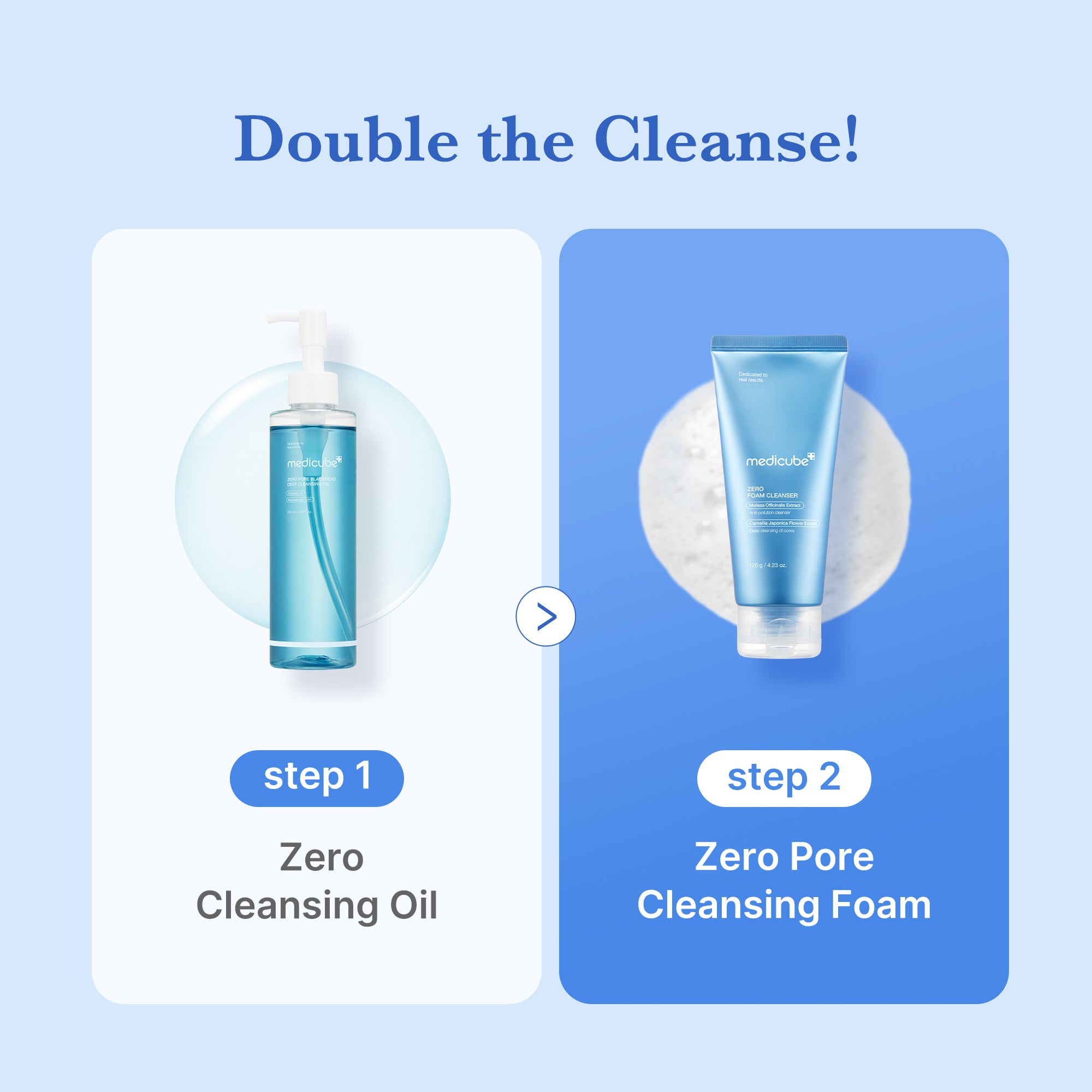 Medicube Zero Foam Cleanser - głęboko oczyszczająca pianka zwężająca pory z kompleksem Pollushield™ 120 g