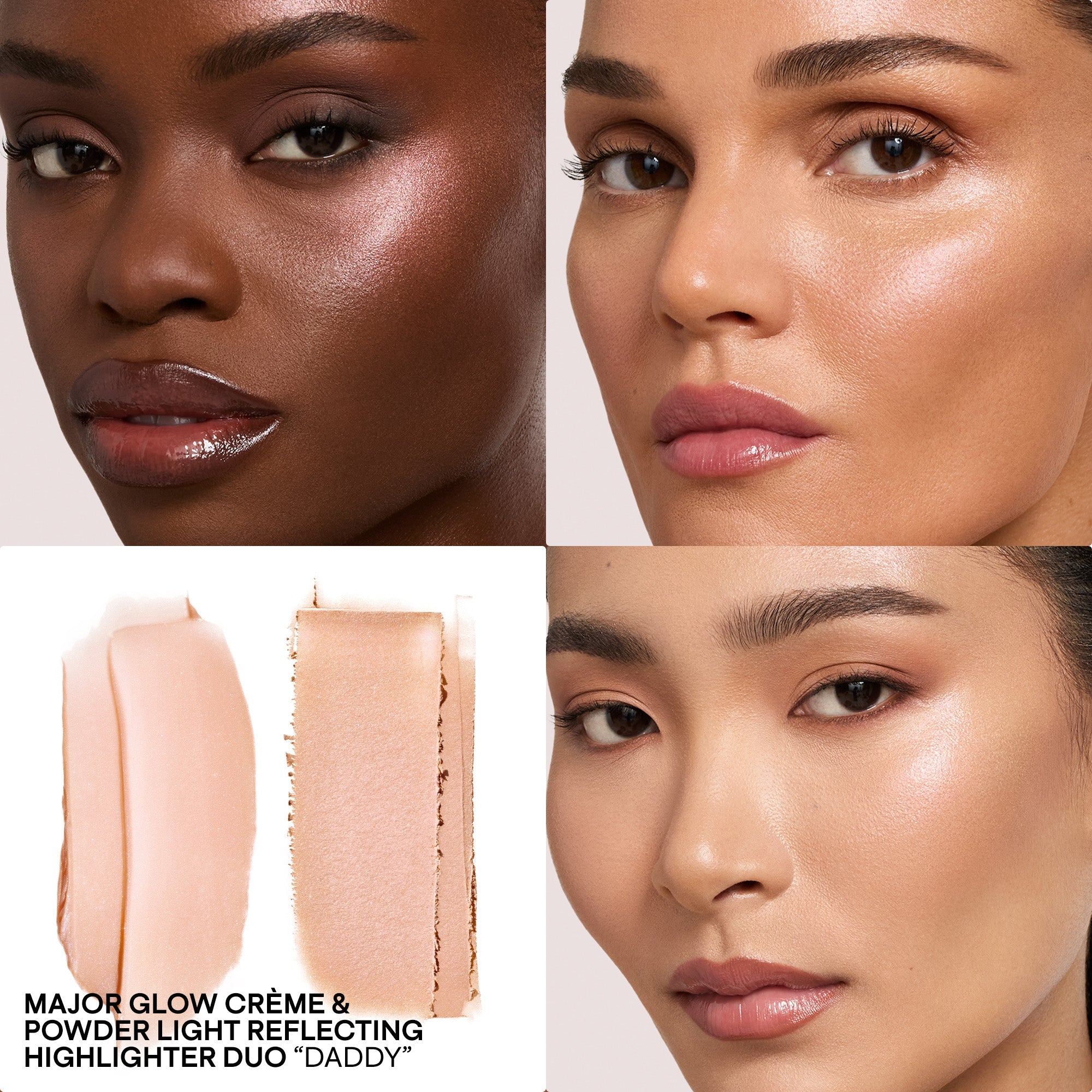 Patrick Ta Major Glow Crème & Powder Light Reflecting Translucent Highlighter Duo - rozświetlacz krem + puder z wielowymiarowymi perłami 5 g