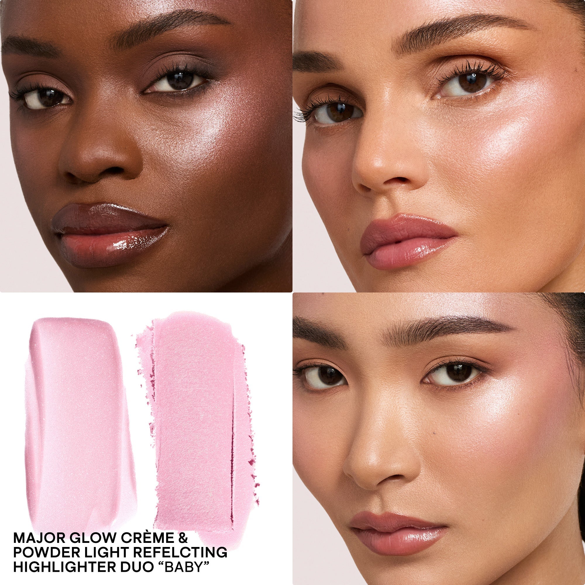 Patrick Ta Major Glow Crème & Powder Light Reflecting Translucent Highlighter Duo - rozświetlacz krem + puder z wielowymiarowymi perłami 5 g