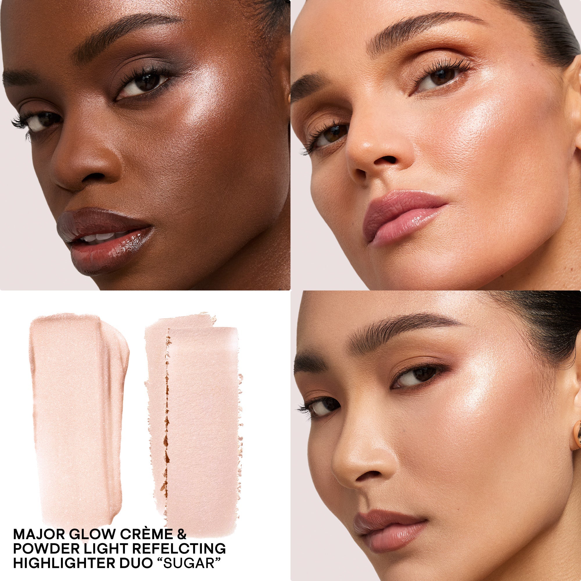 Patrick Ta Major Glow Crème & Powder Light Reflecting Translucent Highlighter Duo - rozświetlacz krem + puder z wielowymiarowymi perłami 5 g