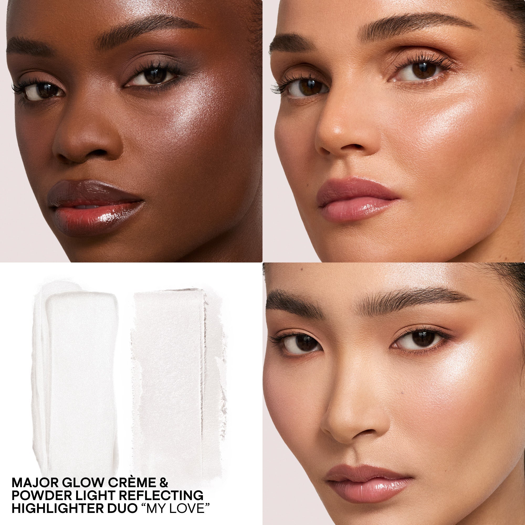 Patrick Ta Major Glow Crème & Powder Light Reflecting Translucent Highlighter Duo - rozświetlacz krem + puder z wielowymiarowymi perłami 5 g