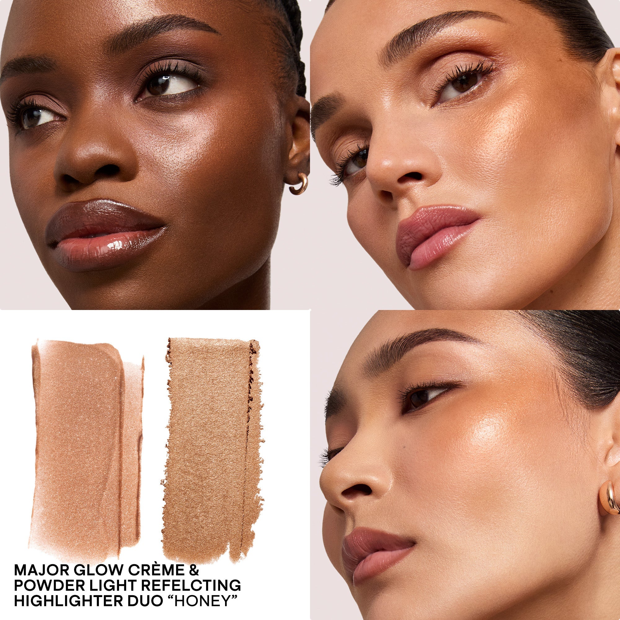 Patrick Ta Major Glow Crème & Powder Light Reflecting Translucent Highlighter Duo - rozświetlacz krem + puder z wielowymiarowymi perłami 5 g