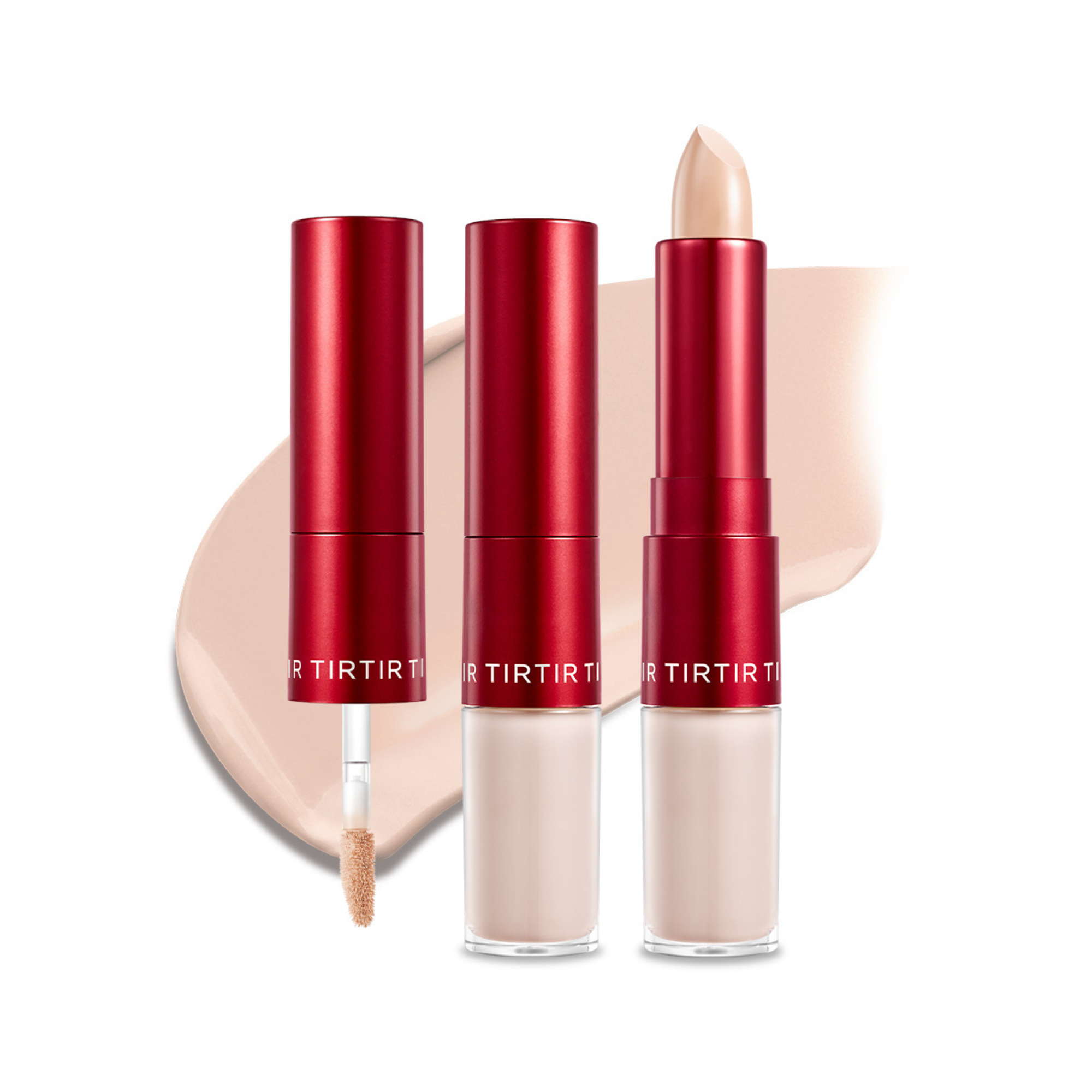 TIRTIR Glide & Hide Blurring Concealer - korektor 2 w 1 z efektem wygładzenia porów 4.4 g