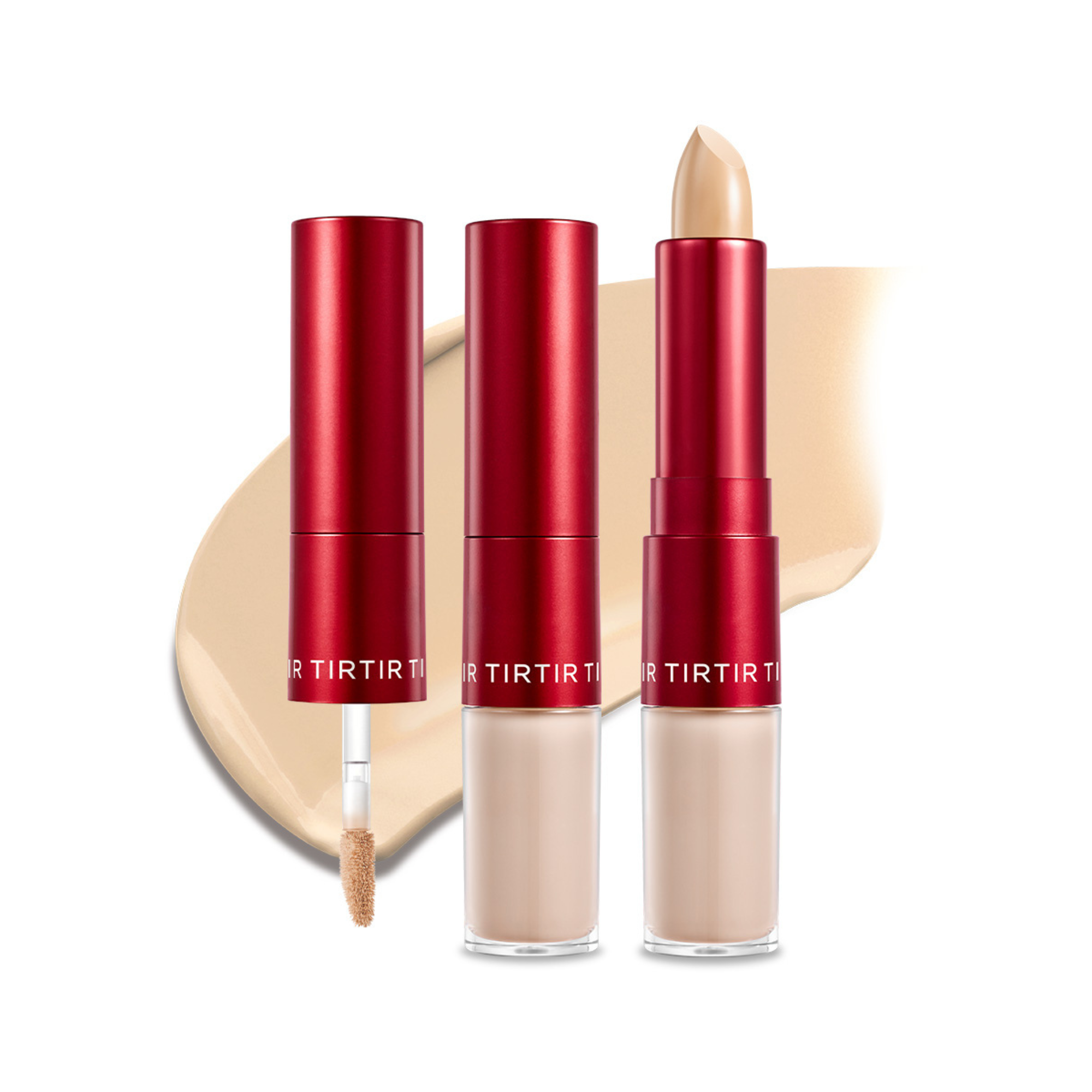 TIRTIR Glide & Hide Blurring Concealer - korektor 2 w 1 z efektem wygładzenia porów 4.4 g