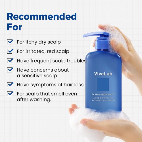 ViveLab Revive Therapy Active Peptide Hair Loss Cell Solution Shampoo 550ml - szampon przeciw wypadaniu włosów z aktywnymi peptydami