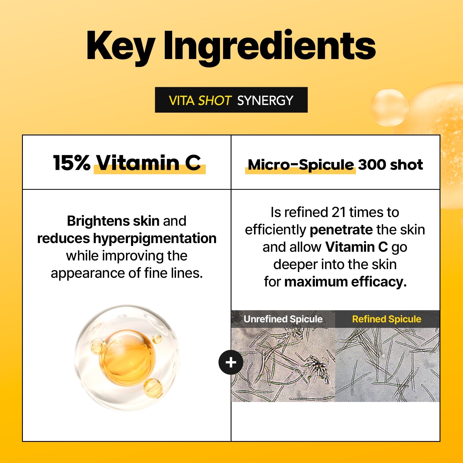 Cell Fusion C Toning C Vita Shot Ampoule - rozjaśniające serum z 15% Witaminą C i mikrospiculami 20 ml