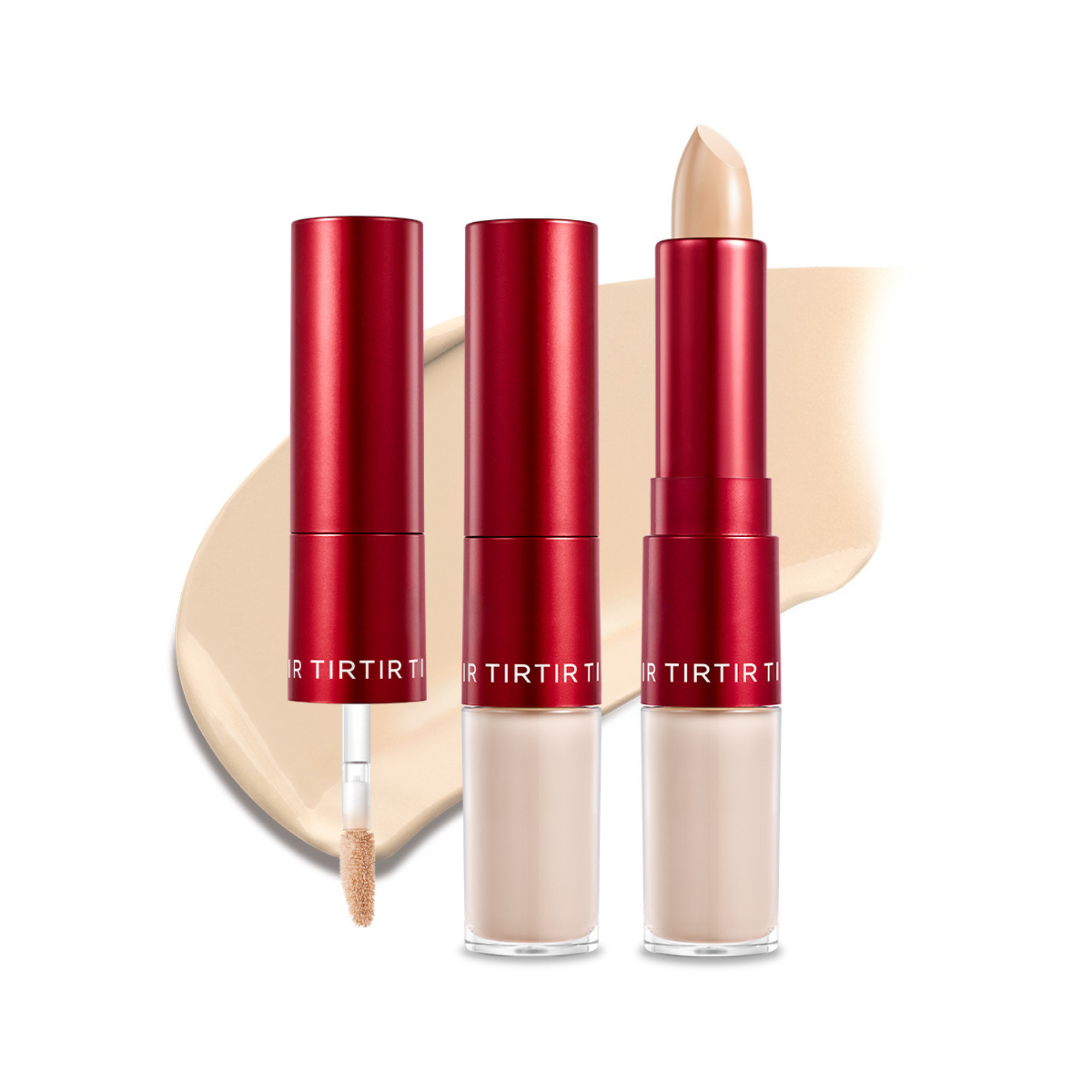 TIRTIR Glide & Hide Blurring Concealer - korektor 2 w 1 z efektem wygładzenia porów 4.4 g
