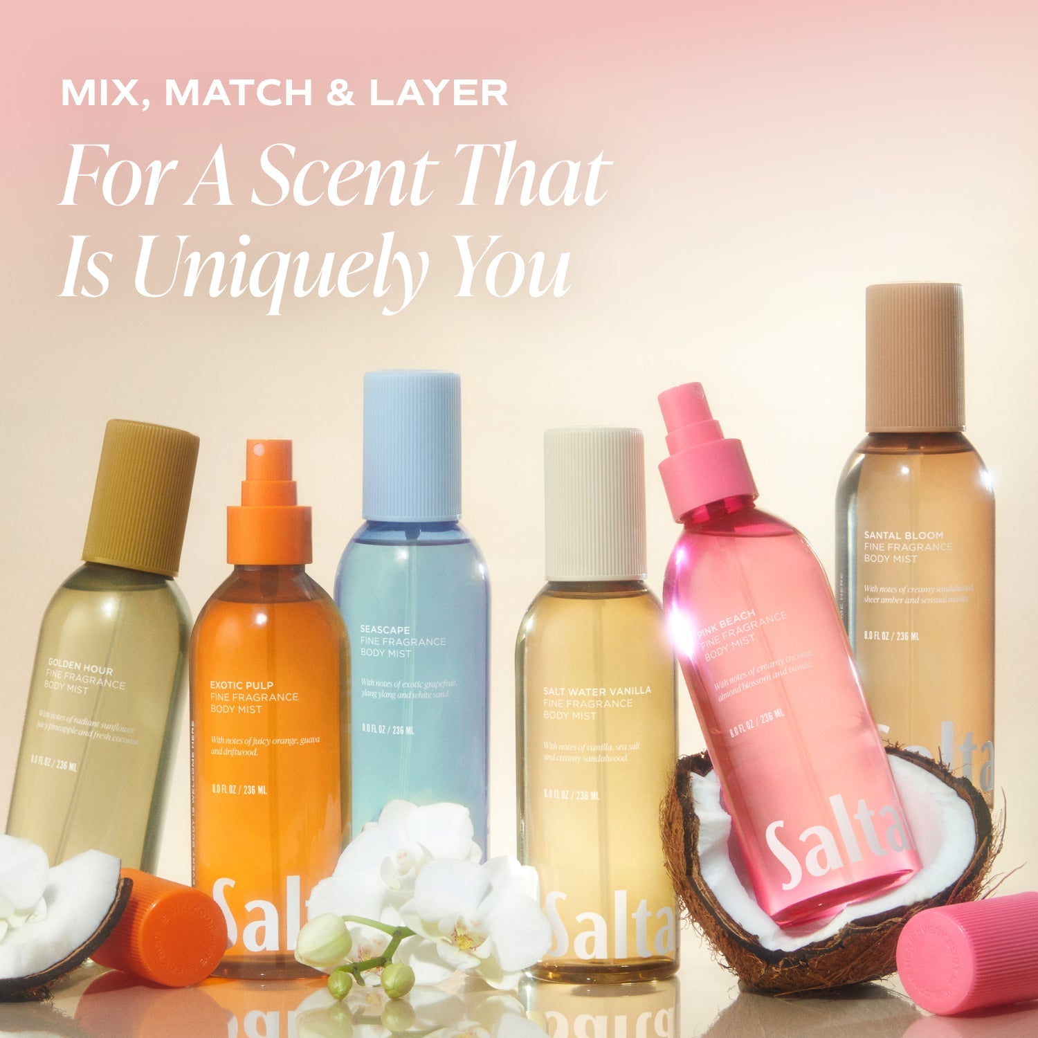 Saltair Ocean Orange Flower - Heat Protectant Spray