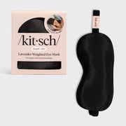Kitsch Lavender Scented Satin Weighted Eye Mask - obciążeniowa maska do spania z satyny z lawendą 100 g