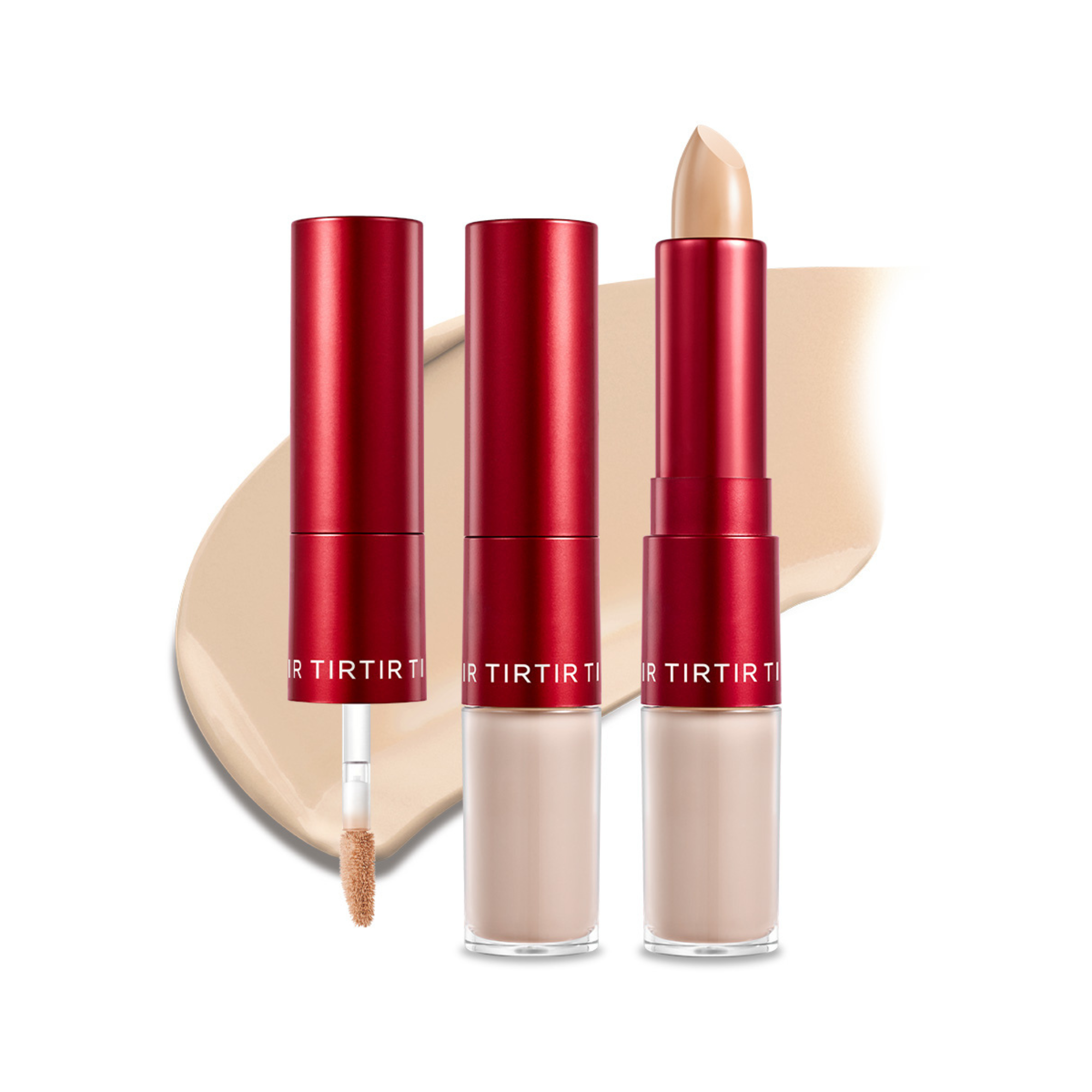 TIRTIR Glide & Hide Blurring Concealer - korektor 2 w 1 z efektem wygładzenia porów 4.4 g