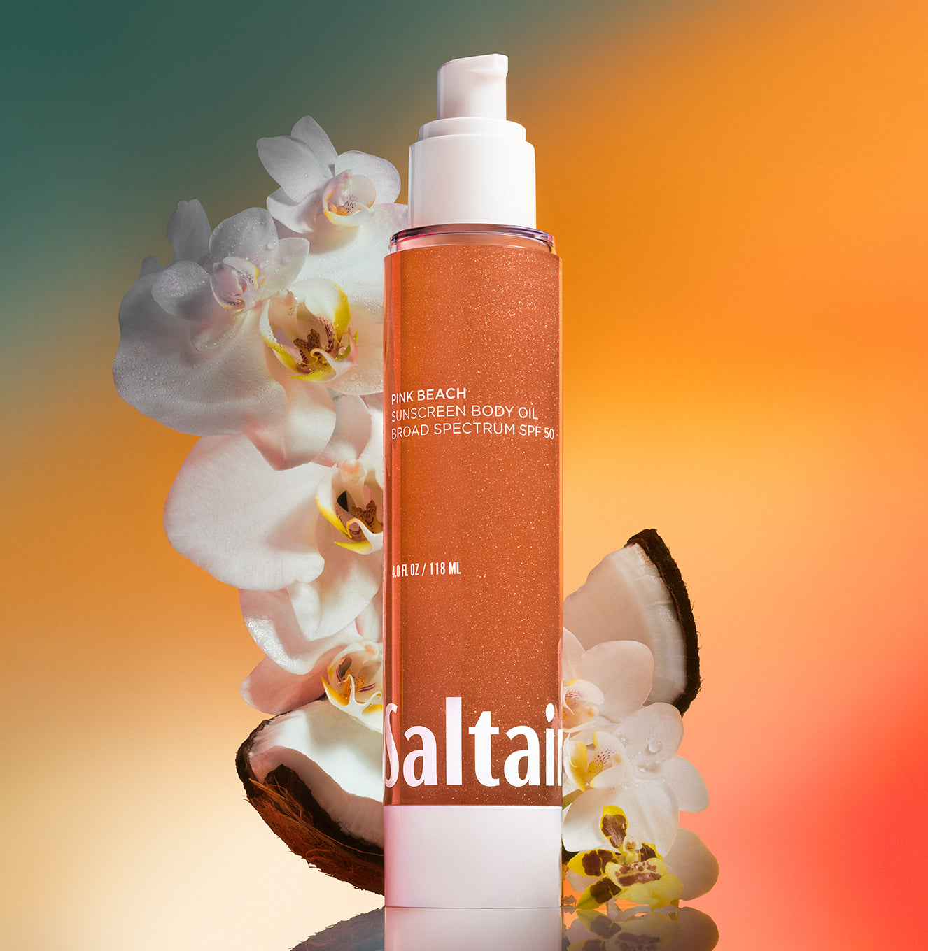 Saltair Sunscreen Body Oil SPF 50 Hydrating Body Oil with Shimmer 118 ml – SKU 1011