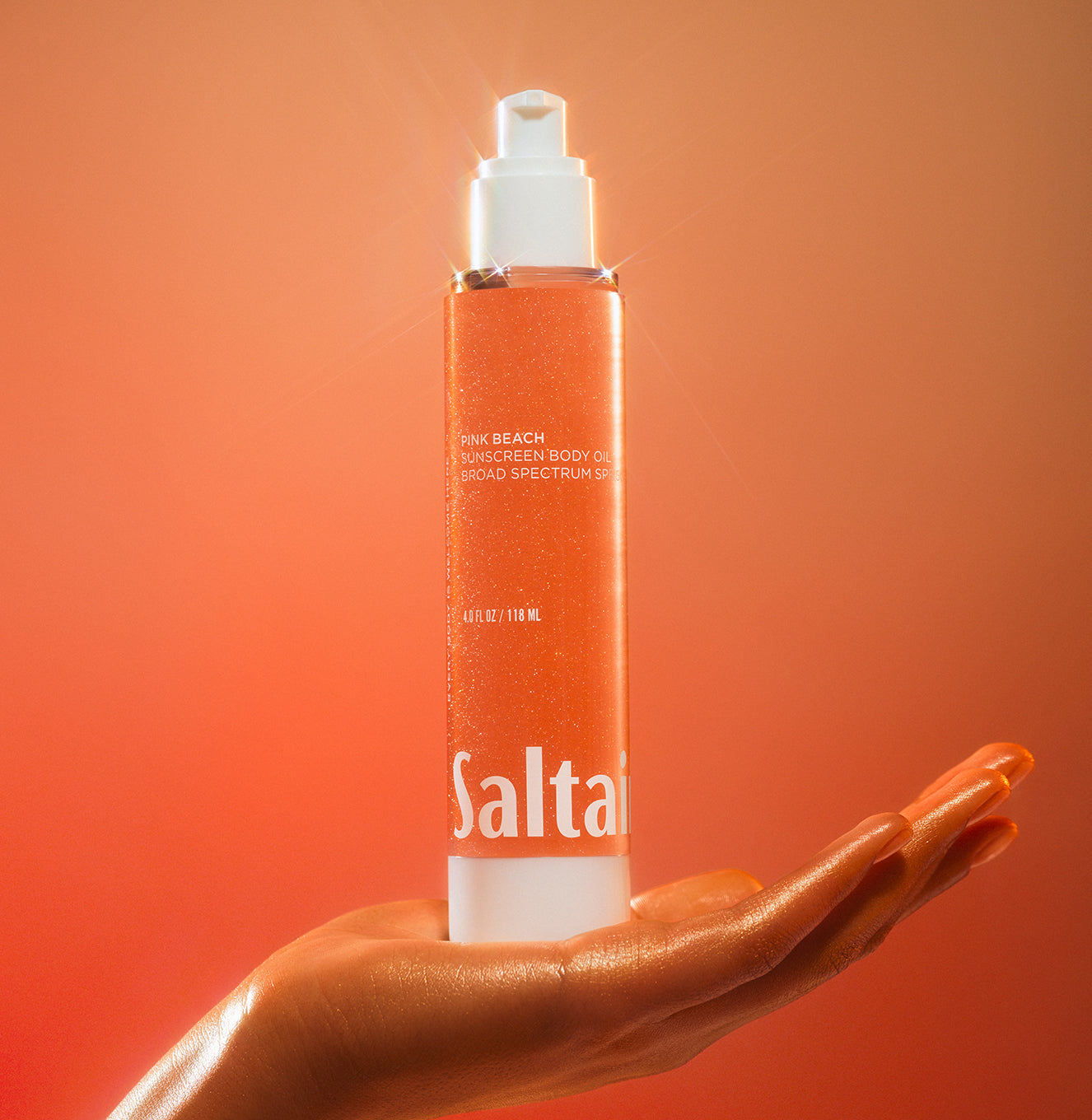 Saltair Sunscreen Body Oil SPF 50 Hydrating Body Oil with Shimmer 118 ml – SKU 1011