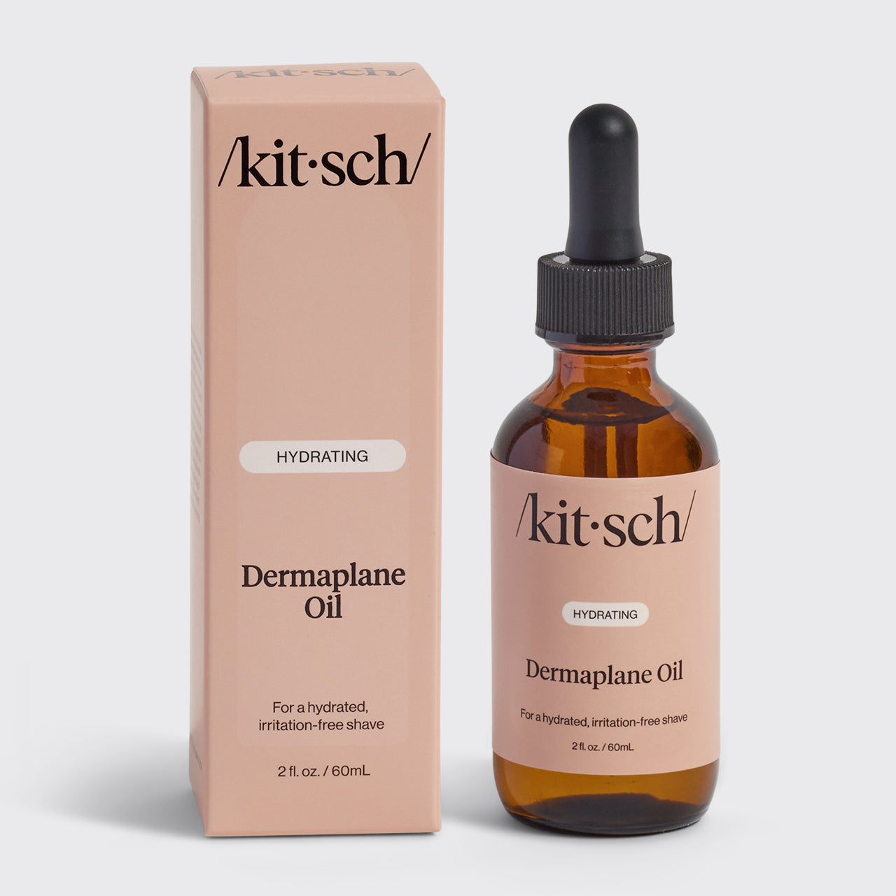 Kitsch Hydrating Dermaplane Oil - nawilżający olejek do dermaplaningu z kompleksem olejów (jojoba, argan, winogrono) 60 ml