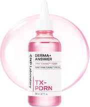 CNP Laboratory Derma+Answer Pink Toning Toner - rozświetlający tonik z PDRN i enzymem keratynazy 200 ml