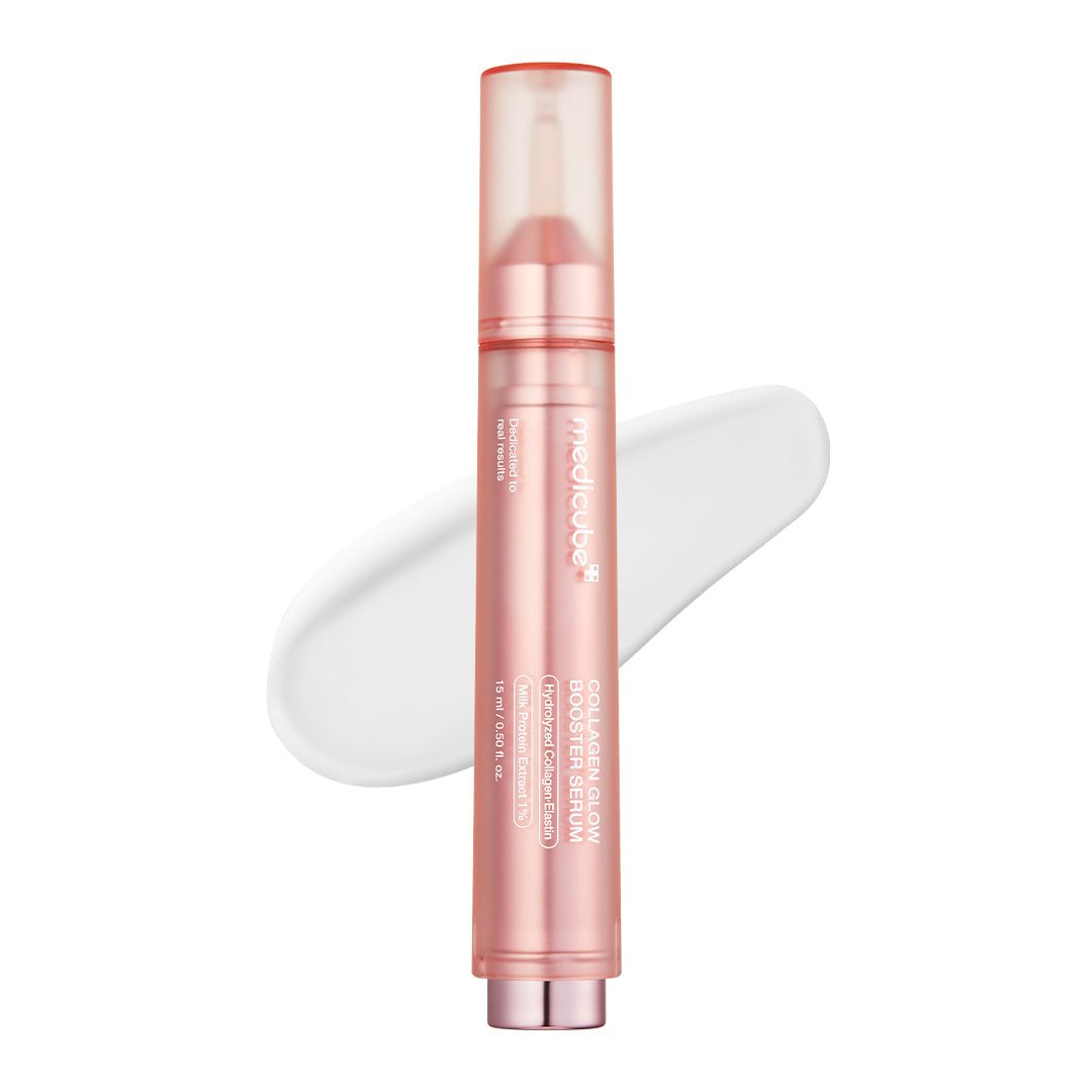 Medicube Collagen Glow Booster Milk Serum - rozświetlające serum o mlecznej teksturze z kolagenem i niacynamidem 15 ml