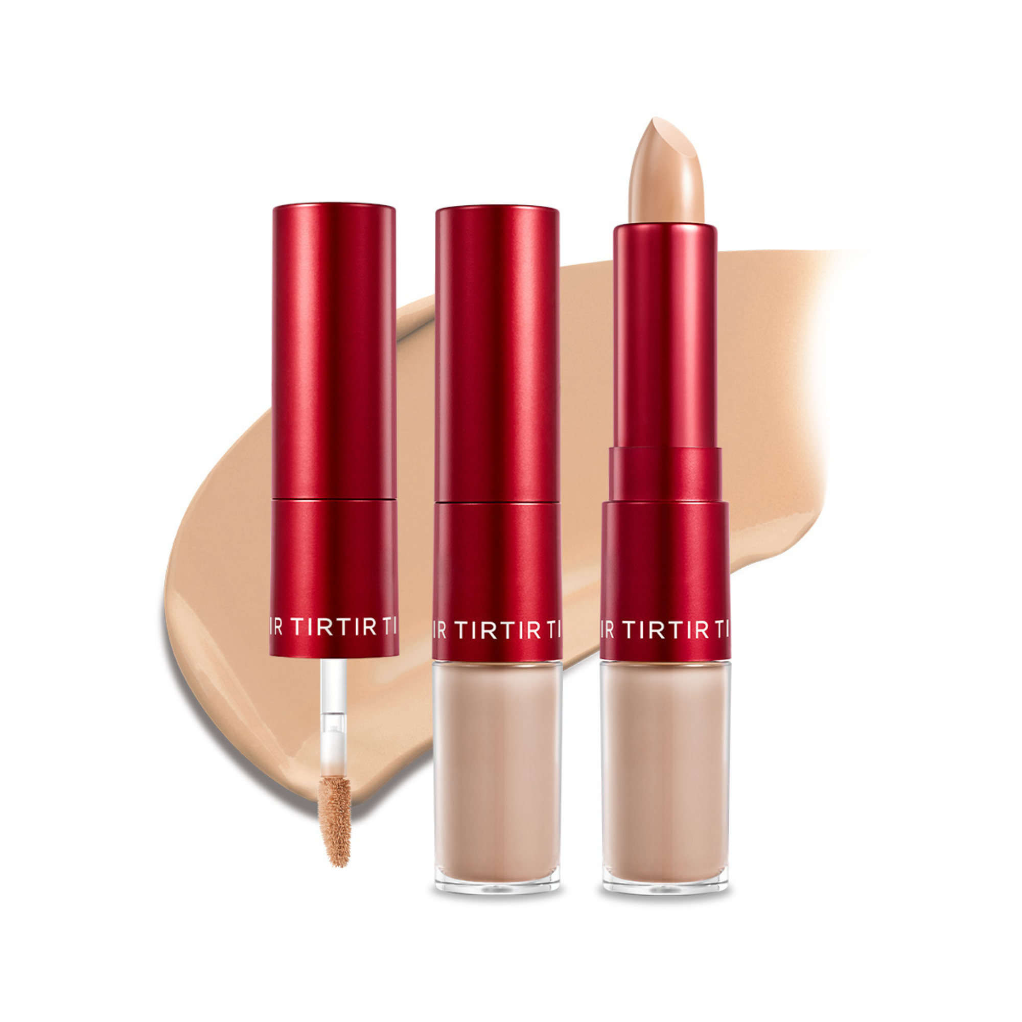 TIRTIR Glide & Hide Blurring Concealer - korektor 2 w 1 z efektem wygładzenia porów 4.4 g