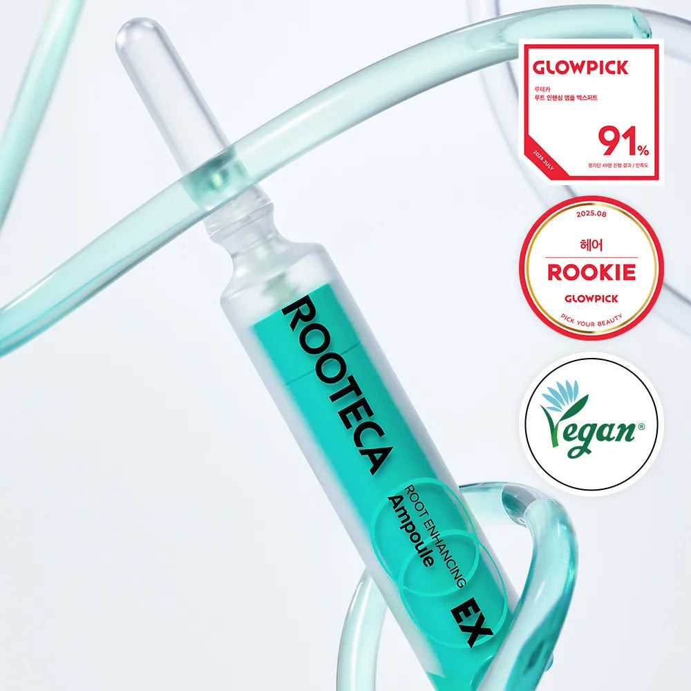 Rooteca Root Enhancing EX Ampoule - skoncentrowana ampułka do skóry głowy z kompleksem Root Peptitin 10 ml
