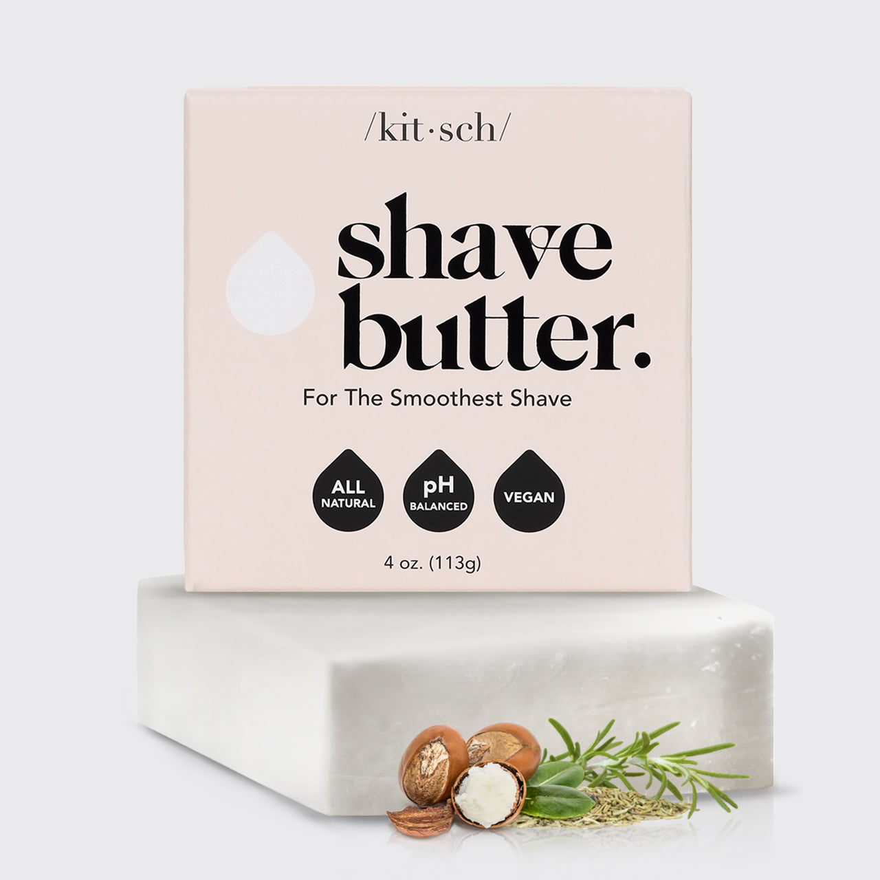 Kitsch Solid Shave Butter - nawilżające masło do golenia w kostce z masłem shea 113 g