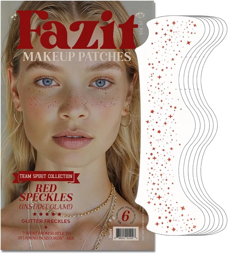 Fazit Faux Freckles Red - naklejki transferowe z sztucznymi piegami
