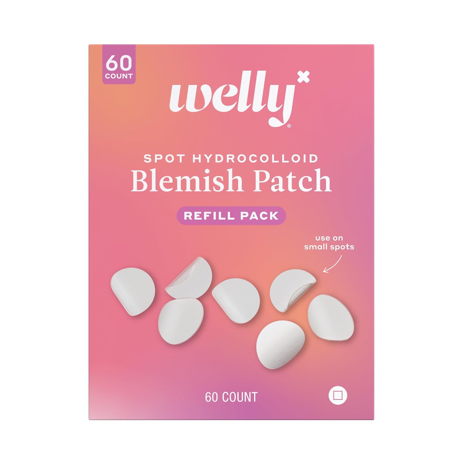 Welly Face Savers Spot Hydrocolloid Blemish Patches - hydrokoloidowe plastry na wypryski bez substancji leczniczych