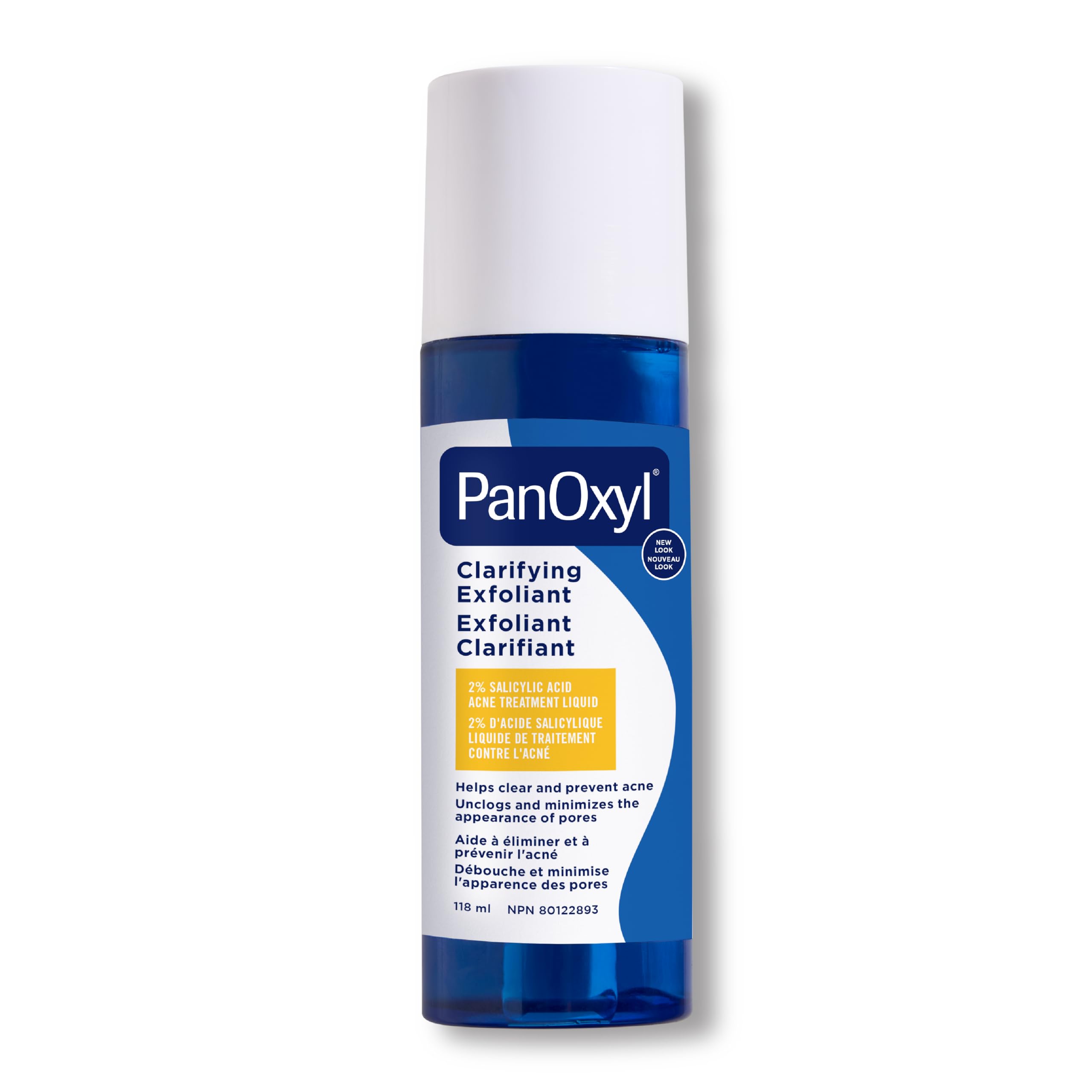 PanOxyl Clarifying Exfoliant 2% Salicylic Acid Peeling - złuszczający peeling BHA na trądzik i zaskórniki 118 ml