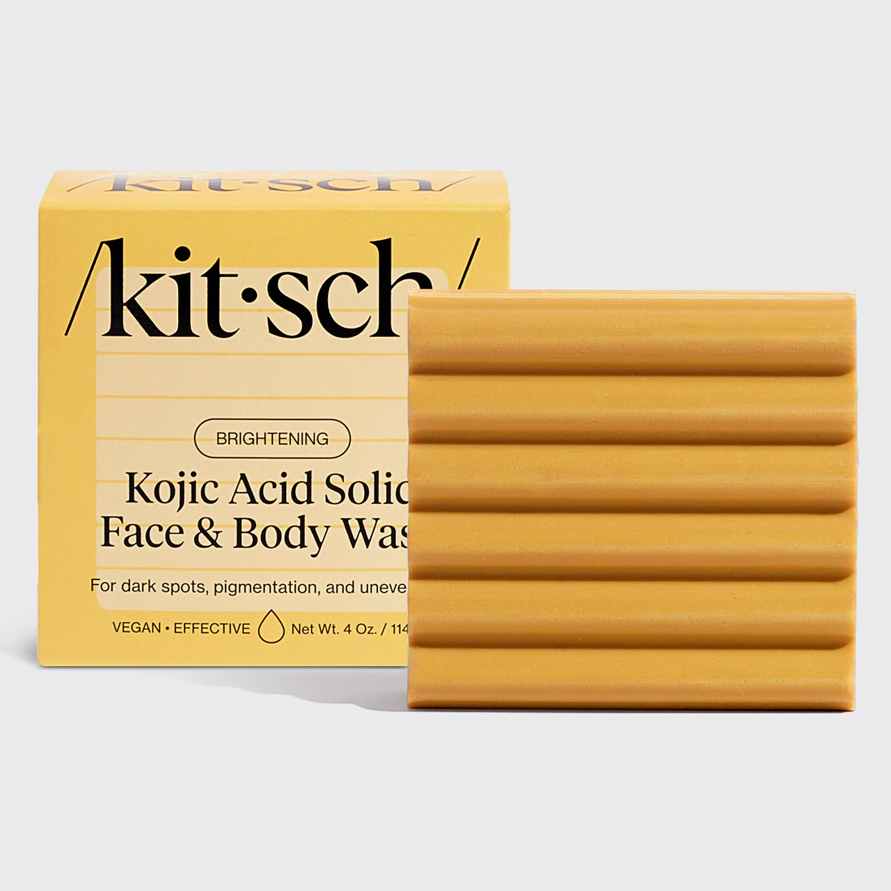 Kitsch Kojic Acid Bar for Hyperpigmentation & Dark Spots - rozjaśniające mydło w kostce z kwasem kojowym 114 g