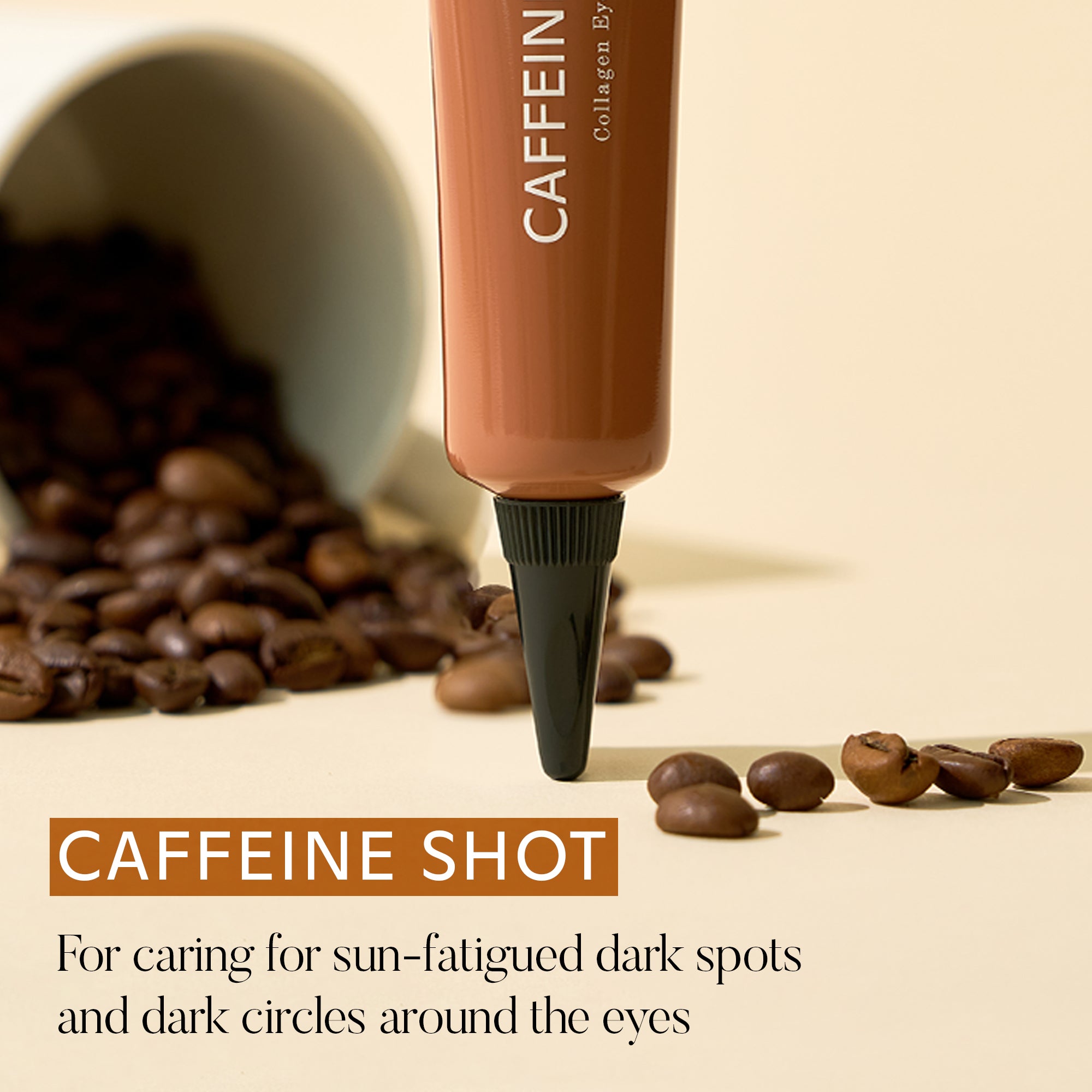 Shaishaishai Caffeine Shot Collagen Eye Cream Anti-Wrinkle Eye Cream for Dark Circles and Puffiness 30ml