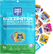 NATPAT BuzzPatch - naturalne plastry na komary z cytronellą dla dzieci od 0+