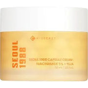 K-Secret Seoul 1988 Serum Mask Capsule Cream - rozjaśniający krem z Niacinamide 5% i 7-warstwowym kwasem hialuronowym 50 ml