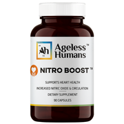 Ageless Humans NitroBoost™ Natural Nitric Oxide Boost Supplement - suplement wspierający produkcję tlenku azotu i krążenie 100 g