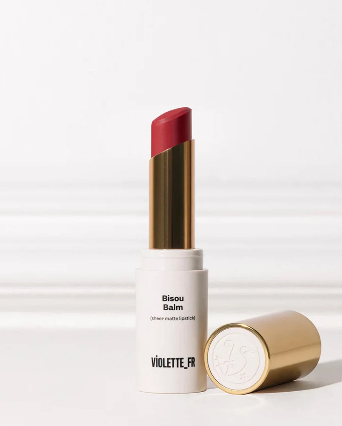 Violette FR Bisou Balm Sheer Matte Lipstick - matowa pomadka-balsam do ust z efektem rozmycia 2,5 g