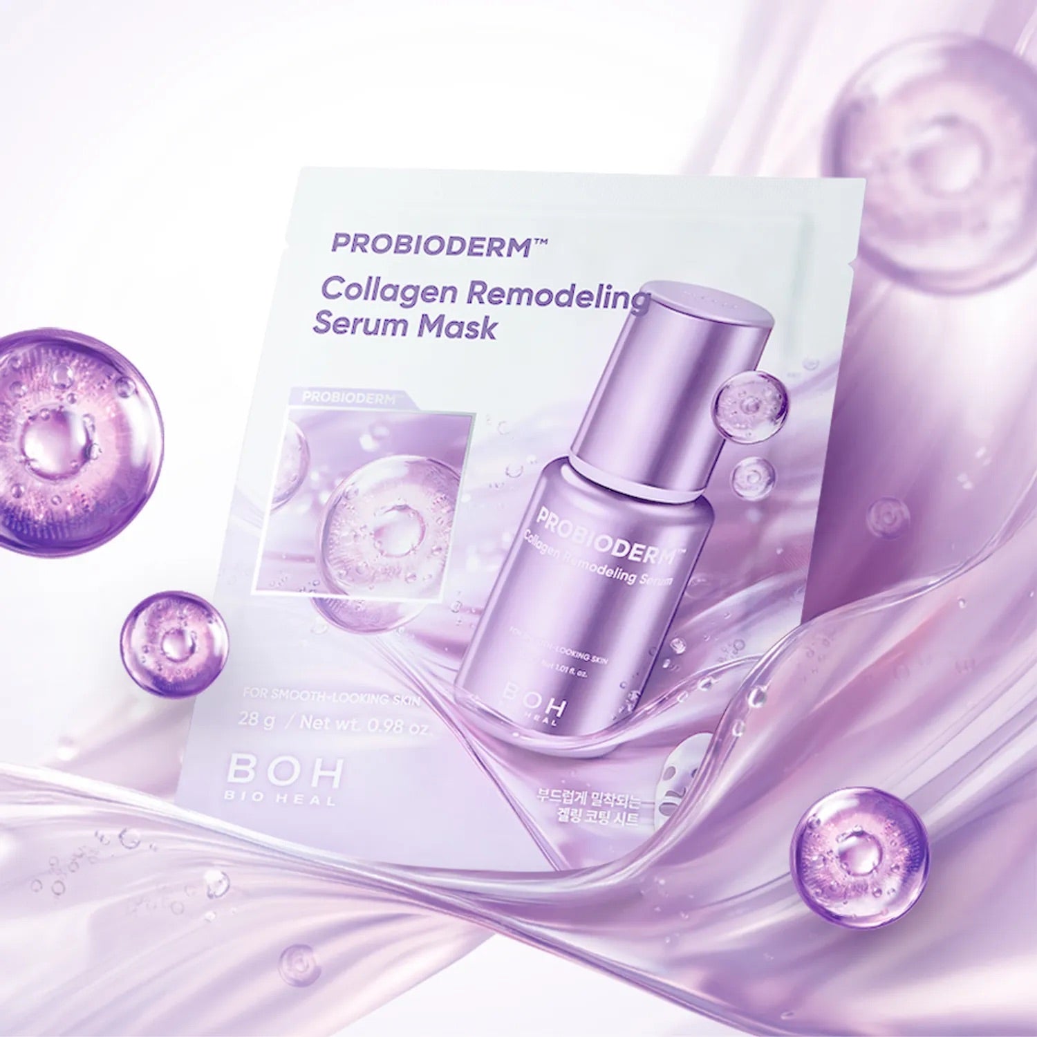 Bioheal BOH Probioderm Collagen Remodelling Serum Mask - ujędrniająca maska w płachcie z kolagenem 28 g