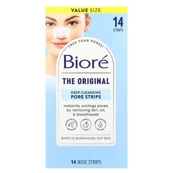 Bioré The Original Deep Cleansing Pore Strips — Plastry Oczyszczające Pory