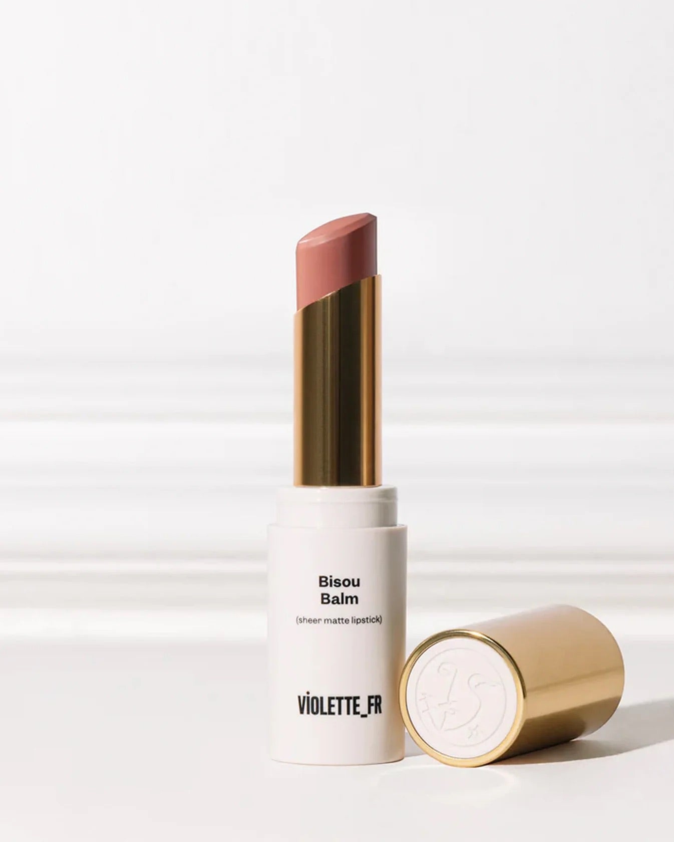 Violette FR Bisou Balm Sheer Matte Lipstick - matowa pomadka-balsam do ust z efektem rozmycia 2,5 g