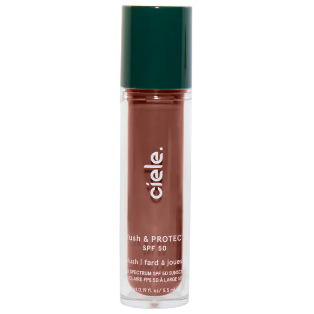 Ciele Cosmetics Blush & Protect SPF 50 - mineralny róż w płynie z ochroną przeciwsłoneczną
