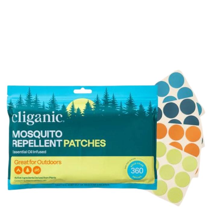 Cliganic Mosquito Repellent Patches - plastry na komary bez DEET z olejkami eterycznymi 50 g