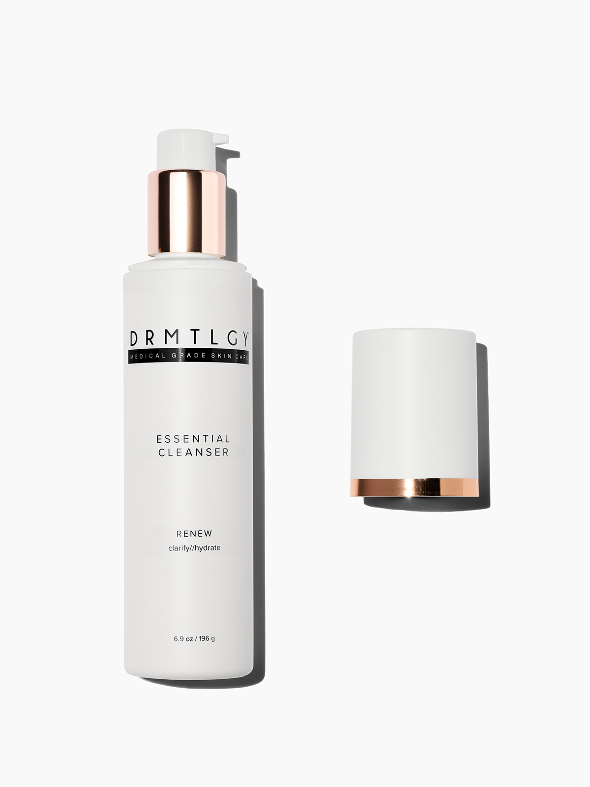 DRMTLGY Essential Cleanser - nawilżający żel do mycia twarzy z kwasem hialuronowym, niacynamidem i ceramidami 196 ml