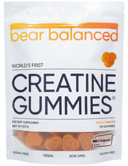 Bear Balanced Creatine Gummies Dietary supplement Creatine Gummies Peach Mango 450g